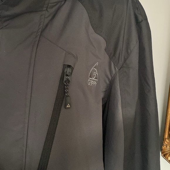 Gerry Weber Men`s Size XXL Hooded Jacket Water Resistant Slate Black - Picture 4 of 12